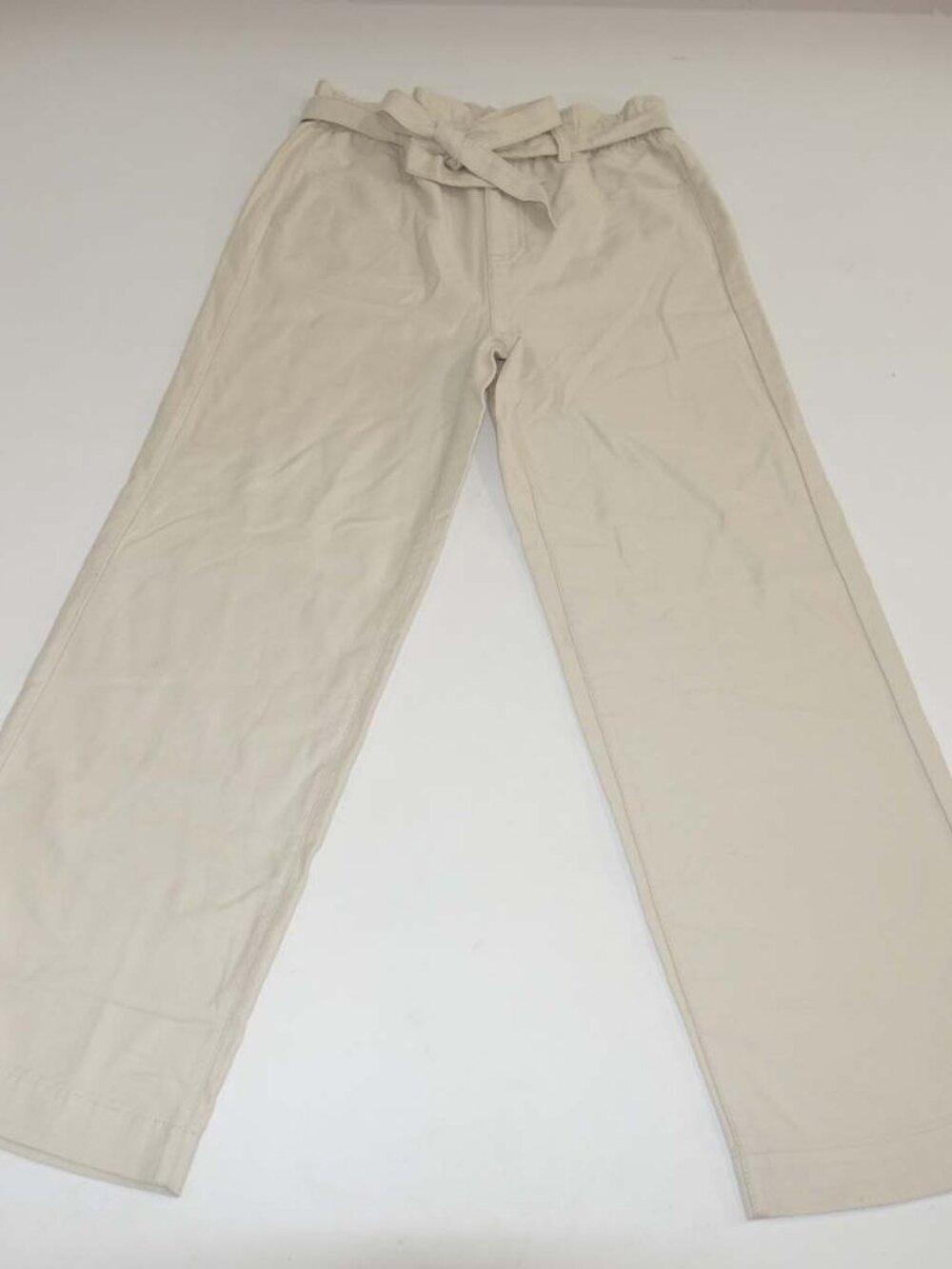 J. Crew Womens Twill Paper Bag Pants Size 6 NWT Dusty Ivory 29" Inseam High Rise